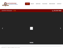 Tablet Screenshot of keystonetax.com